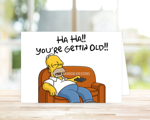 Homer Simpson 3 | Birthday Card
