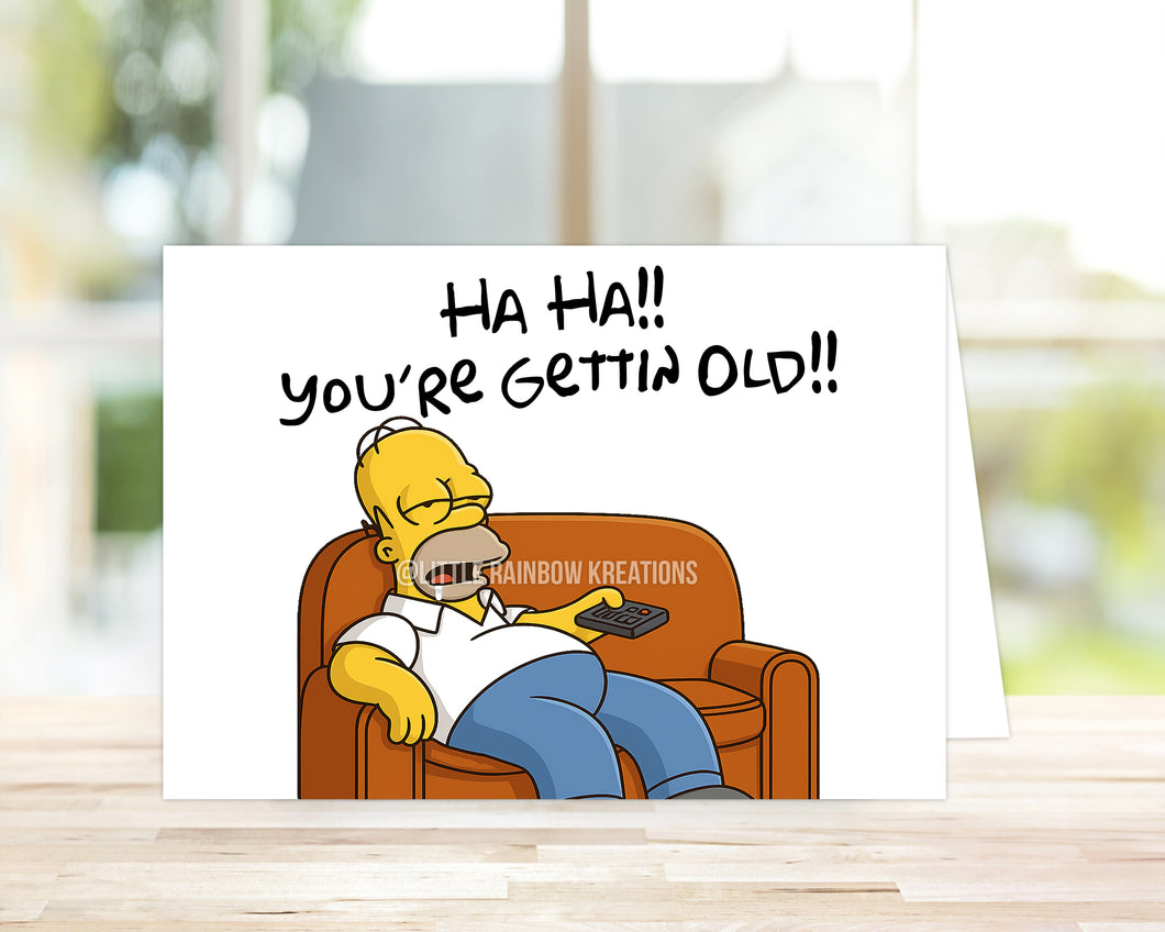Homer Simpson 3 | Birthday Card