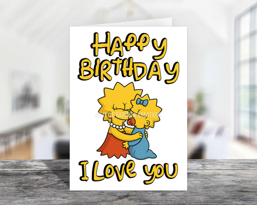 Lisa and Maggie | Birthday Card