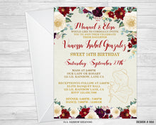 Load image into Gallery viewer, 964 | Beauty And The Beast Quinceanera Party Invitation