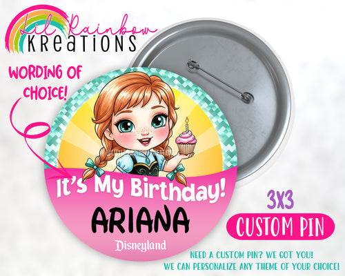 Princess Ana | Pins and Buttons