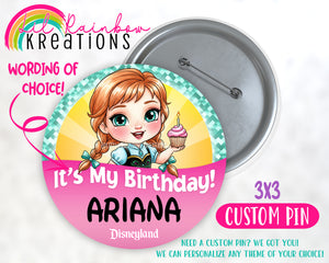 Princess Ana | Pins and Buttons