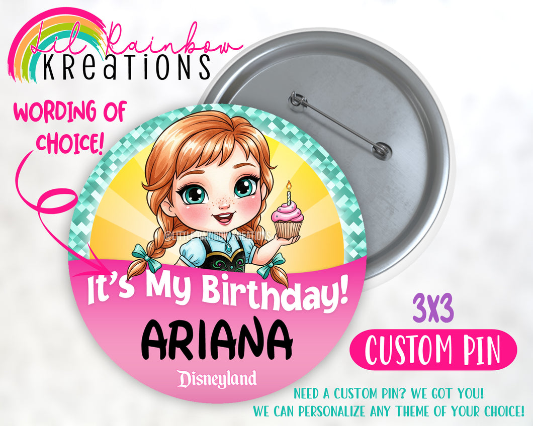 Princess Ana | Pins and Buttons