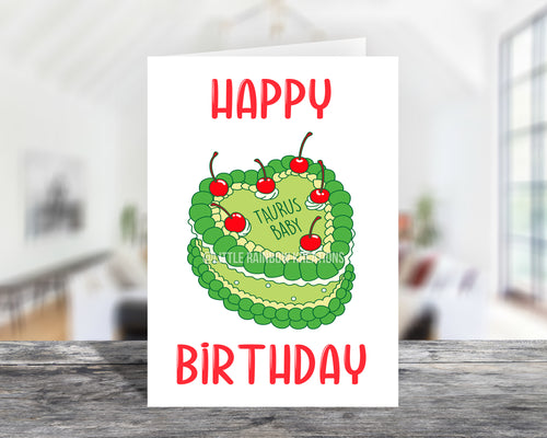 Zodiac Taurus Baby | Birthday Card