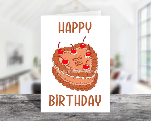 Zodiac Virgo Baby | Birthday Card