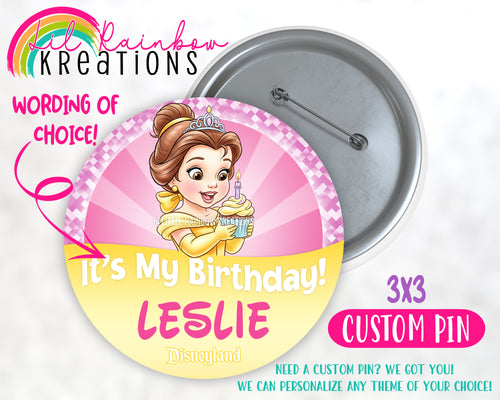 Princess Belle 2 | Pins and Buttons