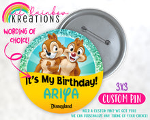 Load image into Gallery viewer, Chip And Dale 2 | Pins and Buttons