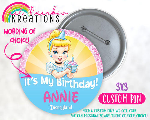 Princess Cinderella 2 | Pins and Buttons