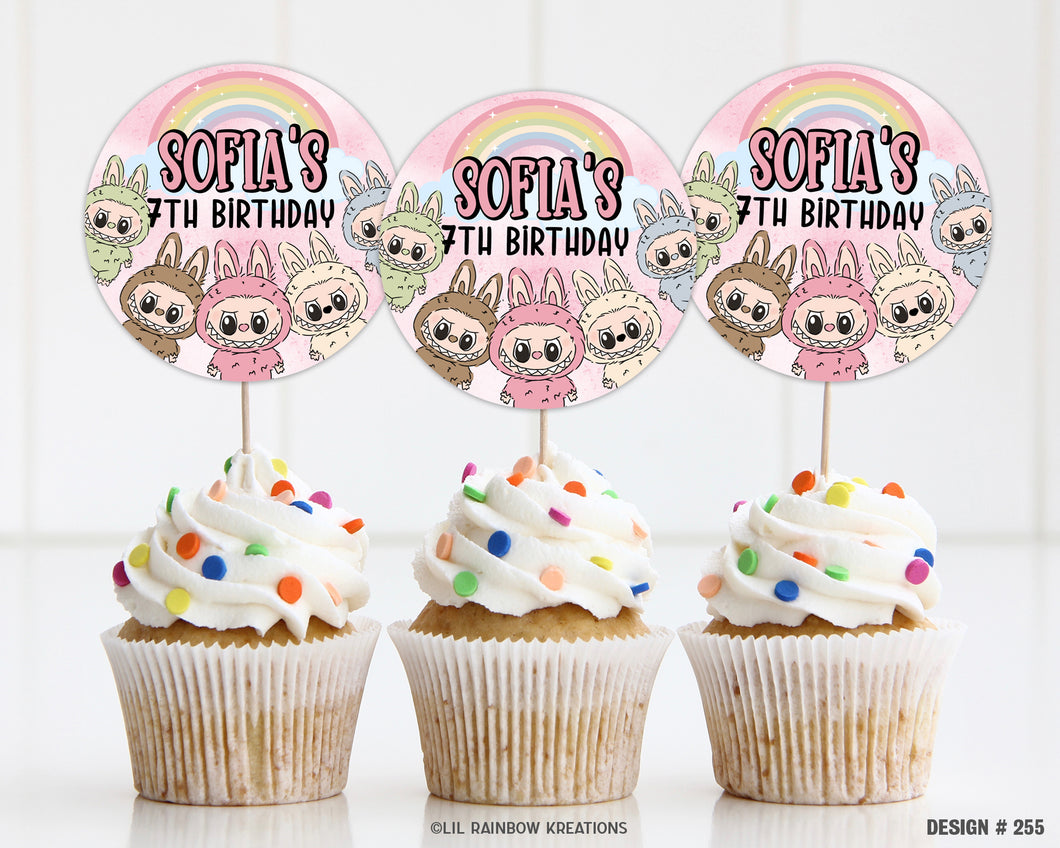 CT-255 | Labubu Cupcake Toppers