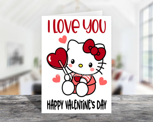 Hello Kitty 9 | Valentine's Card