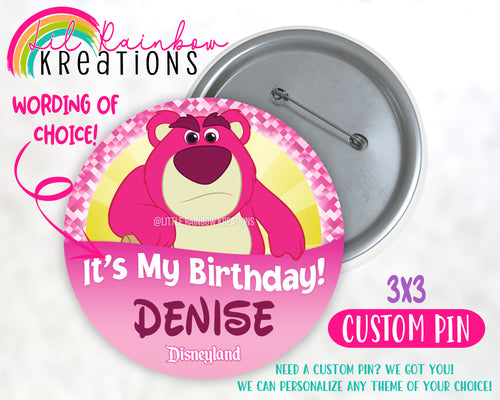 Lotso | Pins and Buttons