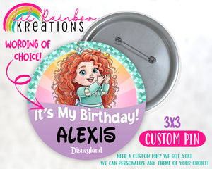 Princess Merida | Pins and Buttons