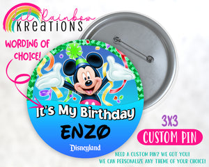 Mickey Mouse | Pins and Buttons
