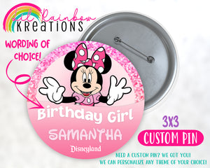 Minnie Mouse | Pins and Buttons