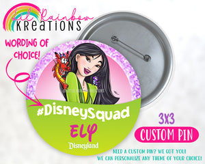 Princess Mulan | Pins and Buttons
