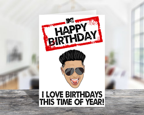 Pauly D Jersey Shore | Birthday Card