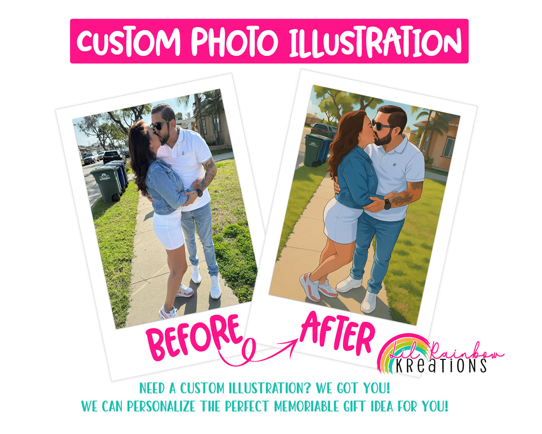 Custom Order | Personalized Photo Illustration