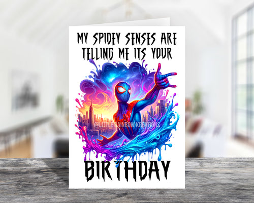 Spiderman | Birthday Card
