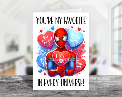 Spiderman | Valentine's Card