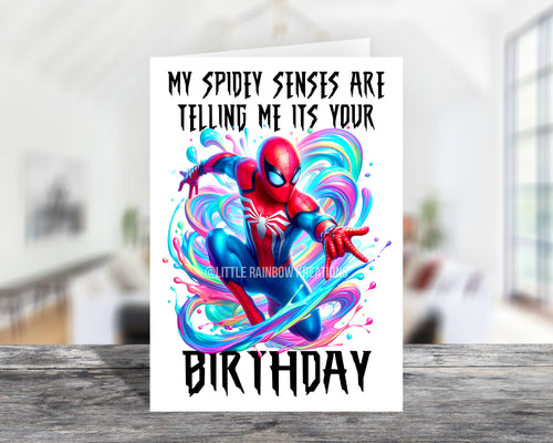Spiderman 2 | Birthday Card