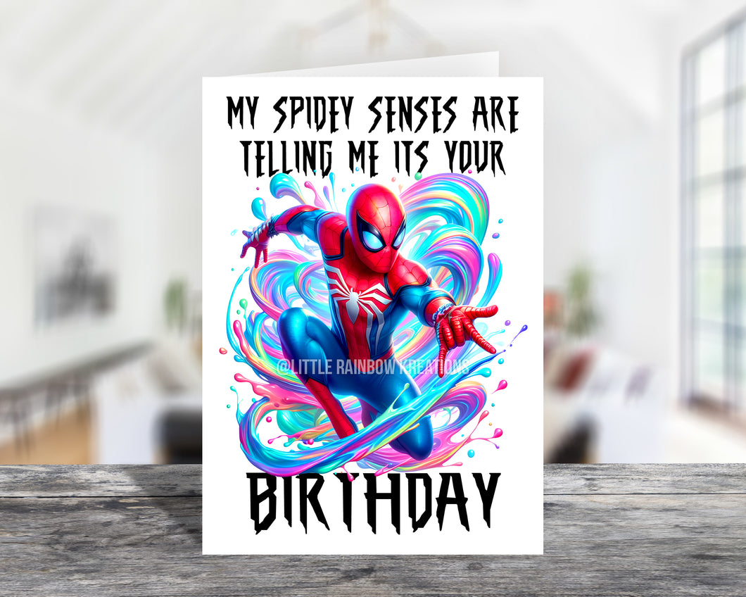 Spiderman 2 | Birthday Card