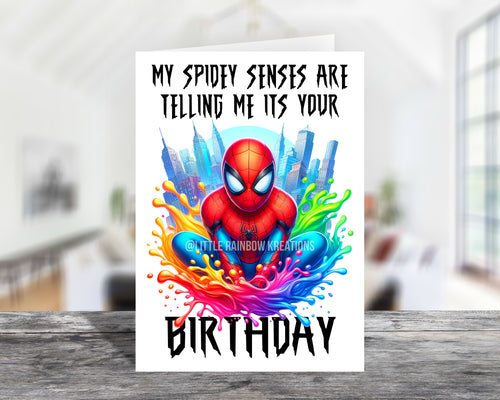 Spiderman 3 | Birthday Card