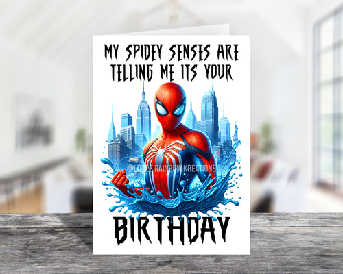 Spiderman 4 | Birthday Card