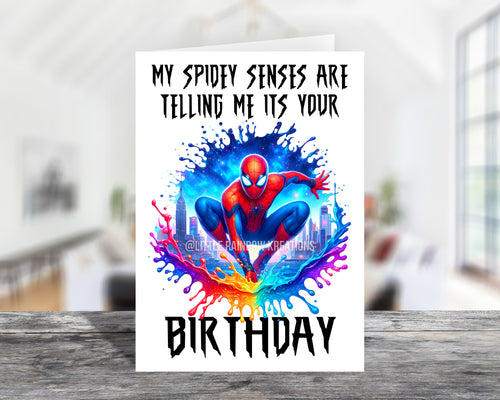 Spiderman 5 | Birthday Card