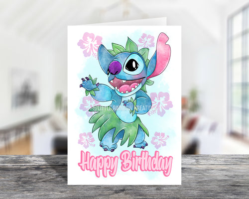 Stitch 7-02 | Birthday Card