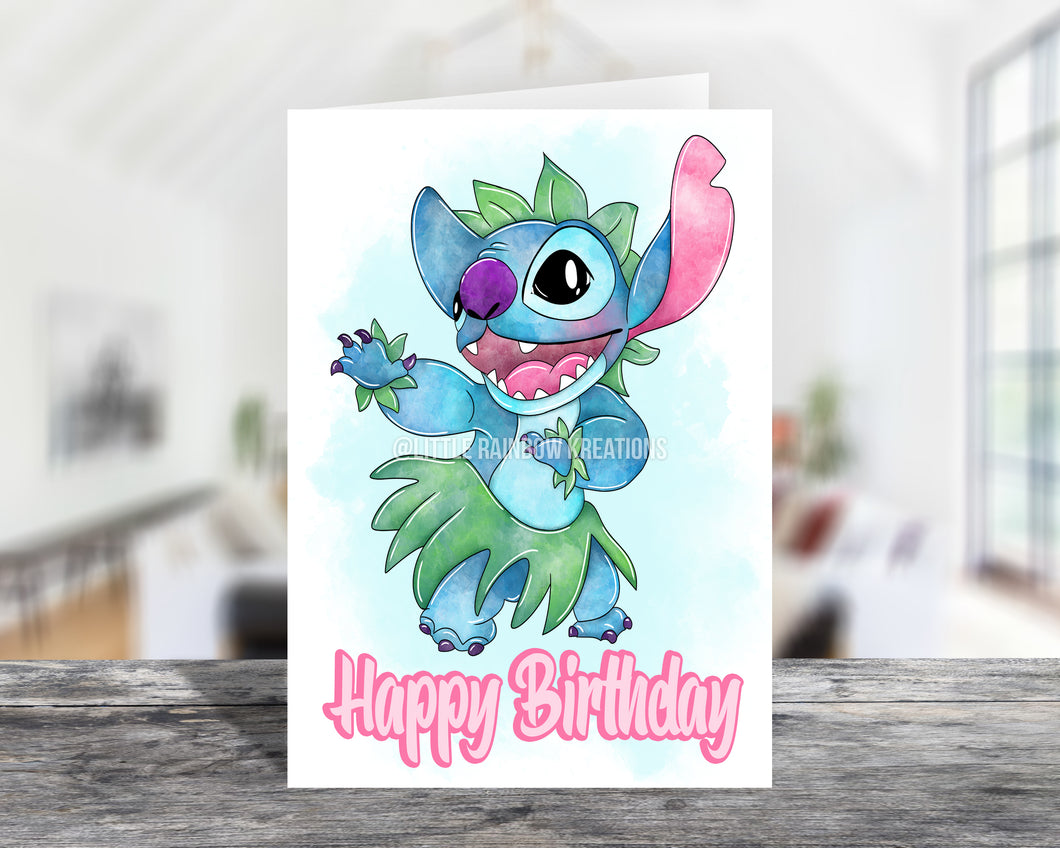 Stitch 7 | Birthday Card