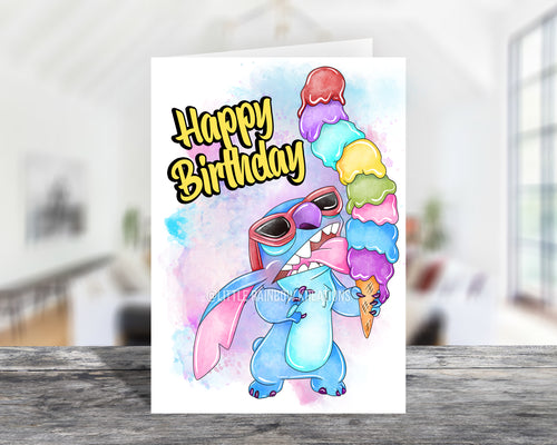 Stitch 5 | Birthday Card