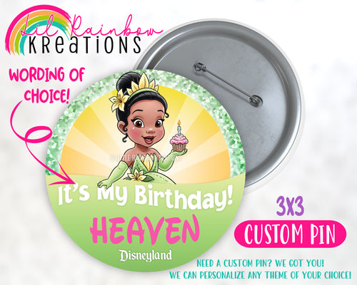 Princess Tiana 2 | Pins and Buttons