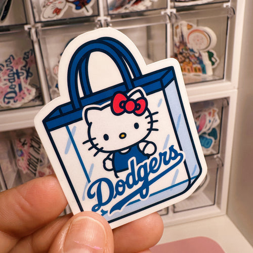 Dodgers Clear Hello Kitty Bag | Sticker