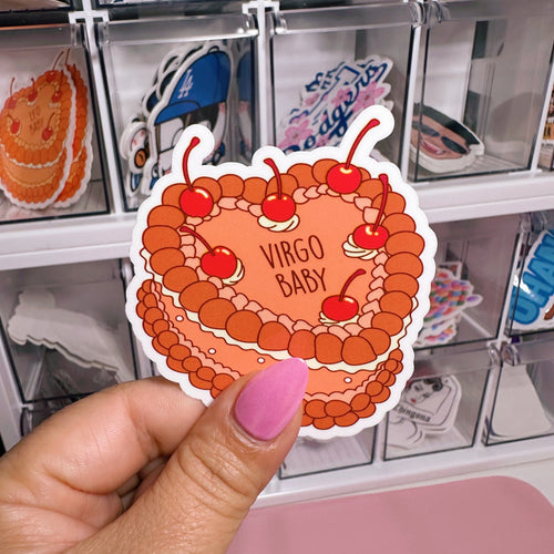 Zodiac Virgo Baby Cake | Sticker