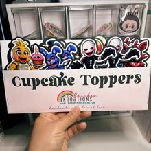 Load image into Gallery viewer, Five Nights At Freddy's | Cupcake Toppers