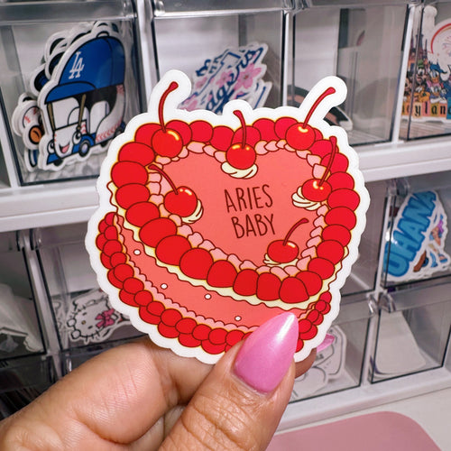 Zodiac Aries Baby Cake | Sticker