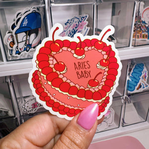 Zodiac Aries Baby Cake | Sticker