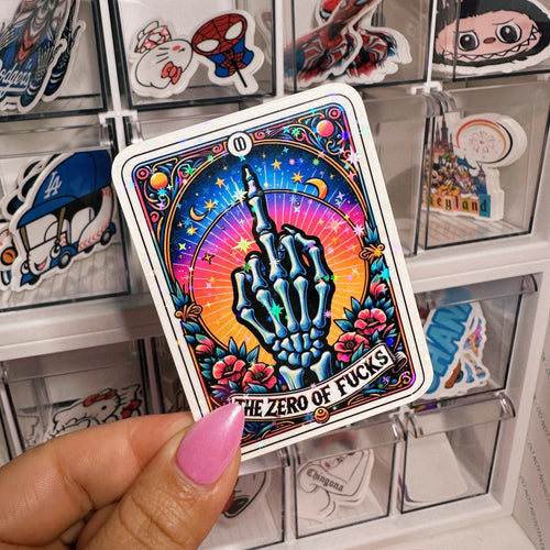 The Zero Of Fucks Finger | Sticker
