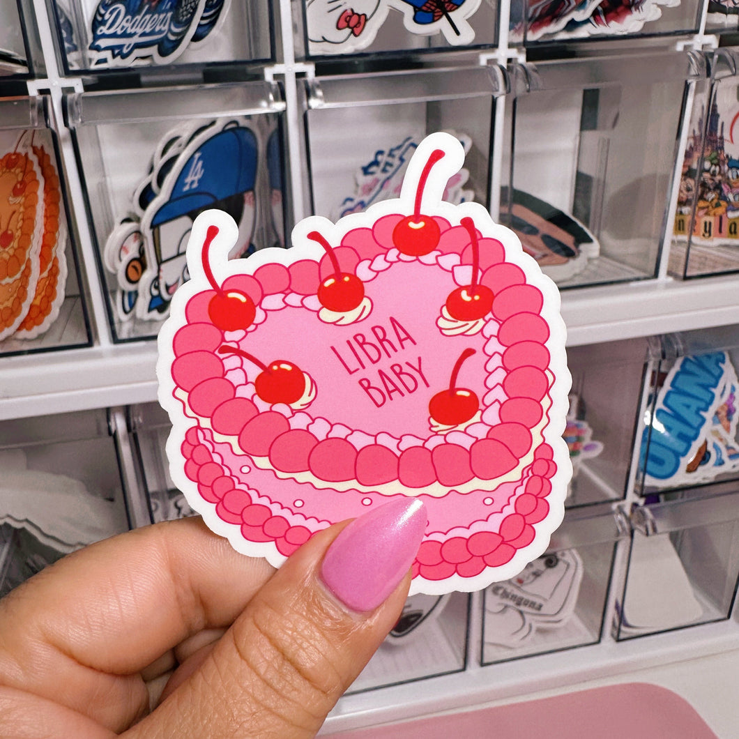 Zodiac Libra Baby Cake | Sticker