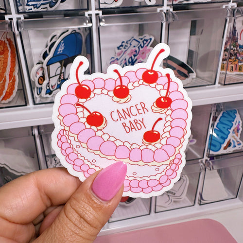 Zodiac Cancer Baby Cake | Sticker