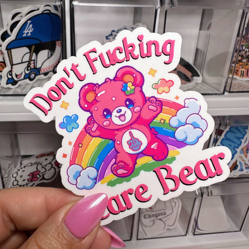 Don't Fucking Care Bear | Sticker