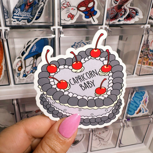 Zodiac Capricorn Baby Cake | Sticker