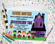 Load image into Gallery viewer, 219 | Halloween Costume Party Invitation &amp; Thank You Card