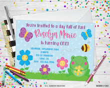 Load image into Gallery viewer, 264 | Spring Time Party Invitation &amp; Thank You Card