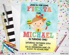 Load image into Gallery viewer, 444 | Mexican Fiesta Party Invitation &amp; Thank You Card