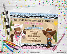 Load image into Gallery viewer, 829-4 | Cowgirl Party Invitation &amp; Thank You Card