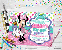 Load image into Gallery viewer, 907 | Minnie&#39;s Bowtique Party Invitation &amp; Thank You Card