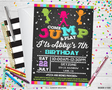Load image into Gallery viewer, 920 | Jump Party Invitation &amp; Thank You Card