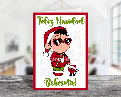 Bad Bunny | Feliz Navidad Bebesota Christmas Card
