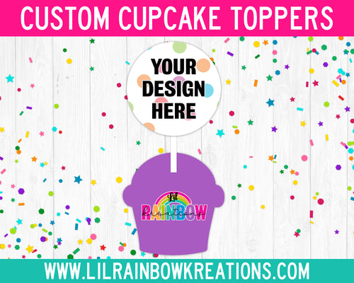 Custom Order | Cupcake Toppers